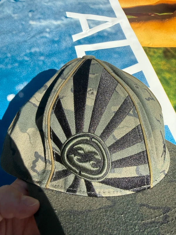 GRAIL Billabong Rising Sun Camo SnapBack Hat