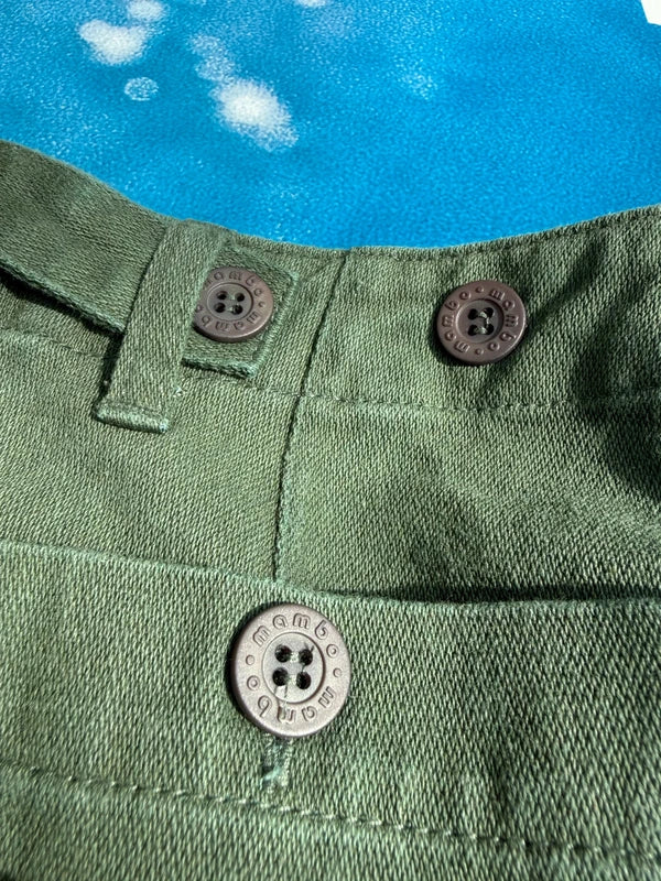 Ultra rare Y2K Deadstock Mambo Cargo Pants Green
