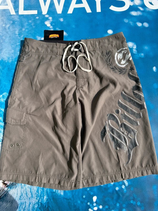 Rare Y2K Billabong Brown Opium style Boardshorts
