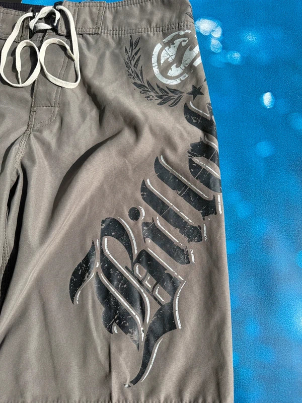 Rare Y2K Billabong Brown Opium style Boardshorts