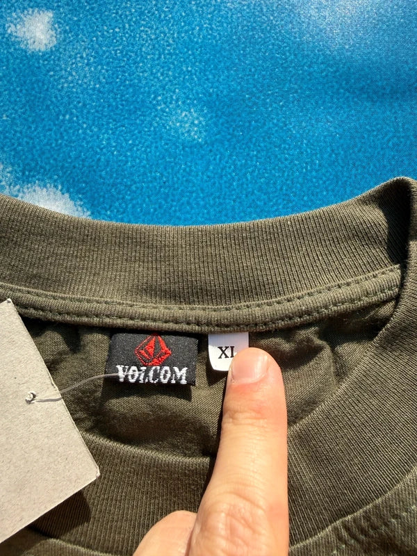 Y2k Volcom Tee Olive w/ tags