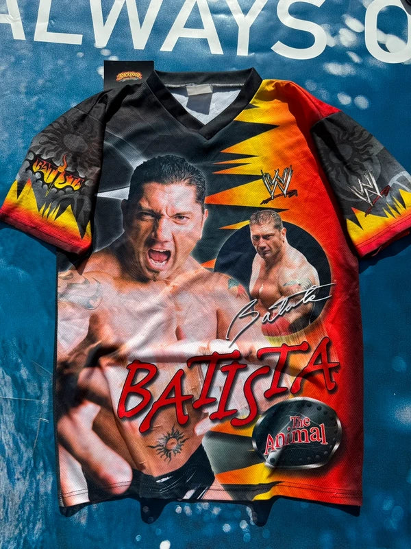 Rare Y2K WWE Batista Bomb Tee front