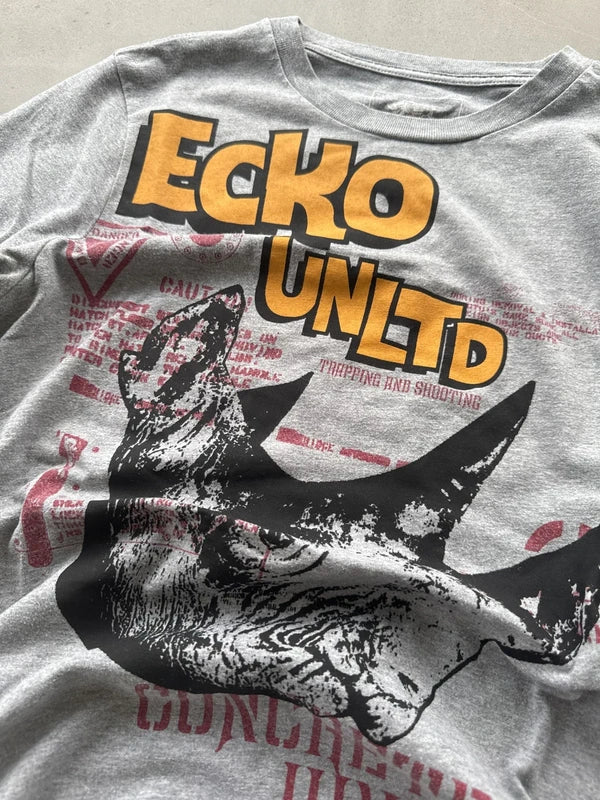 Y2K Ecko Unltd Rhino T-shirt front