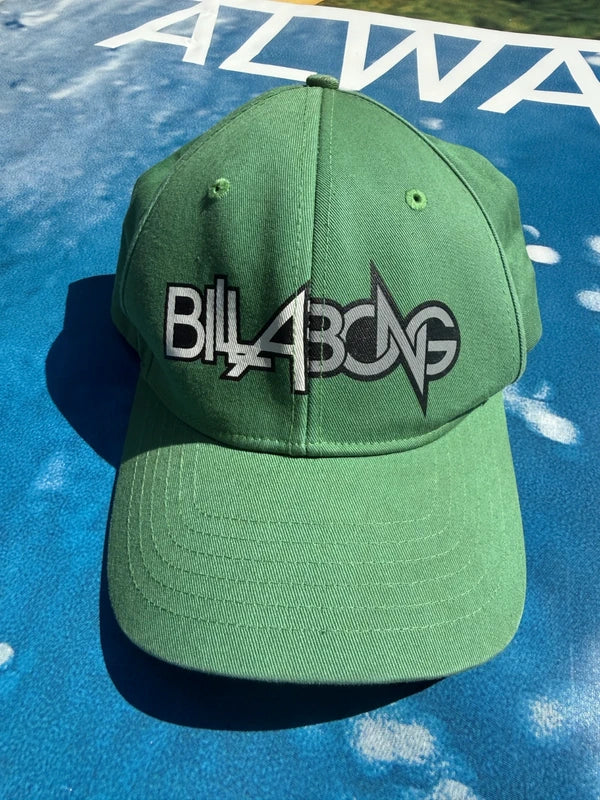 Y2K Billabong Green Baseball Hat front