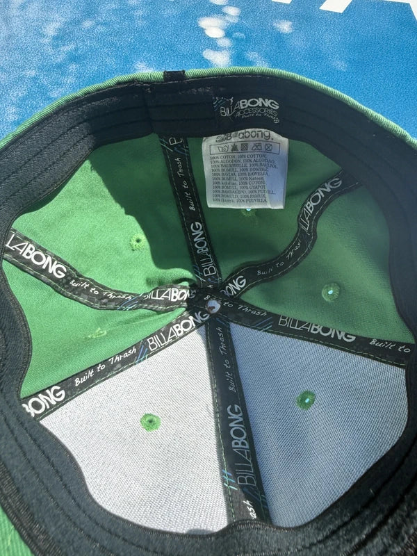 Y2K Billabong Green Baseball Hat