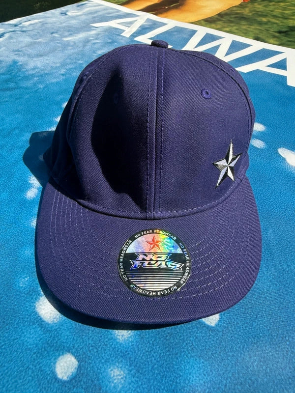 Y2K No Fear Purple Snapback Hat