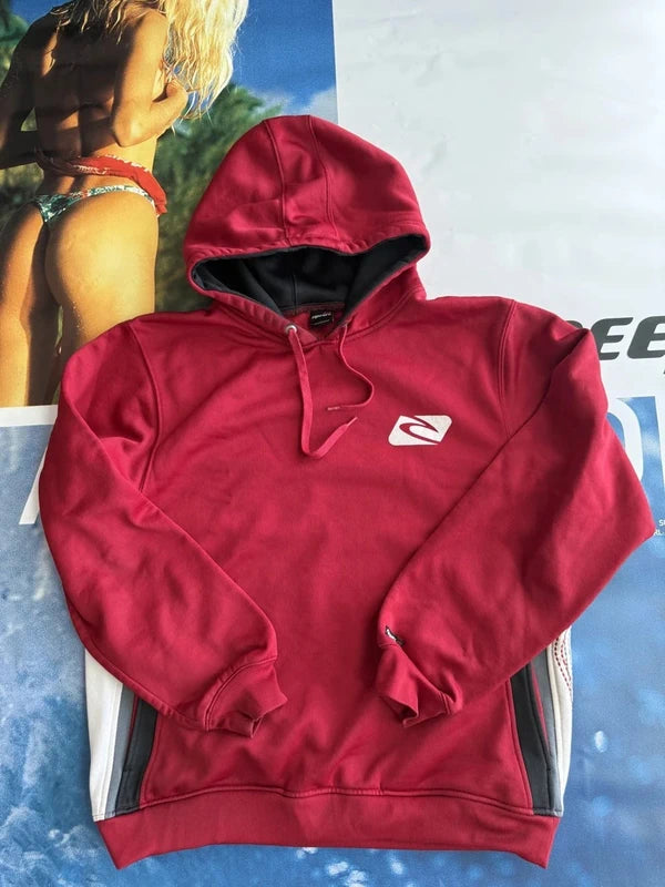 Rare 90s Rip Curl Red Hoodie