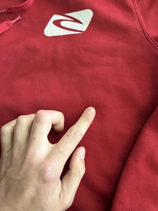 Rare 90s Rip Curl Red Hoodie