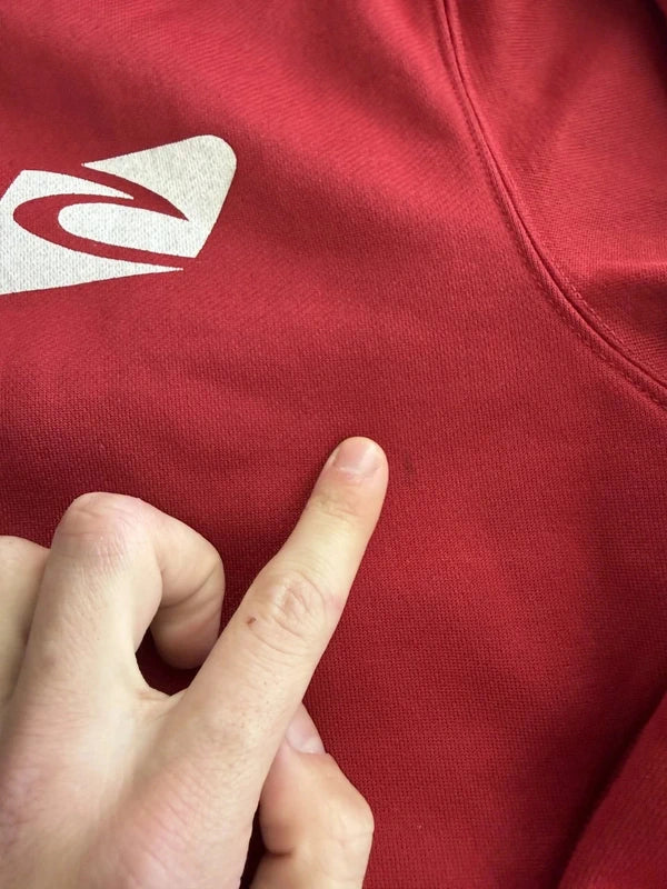 Rare 90s Rip Curl Red Hoodie