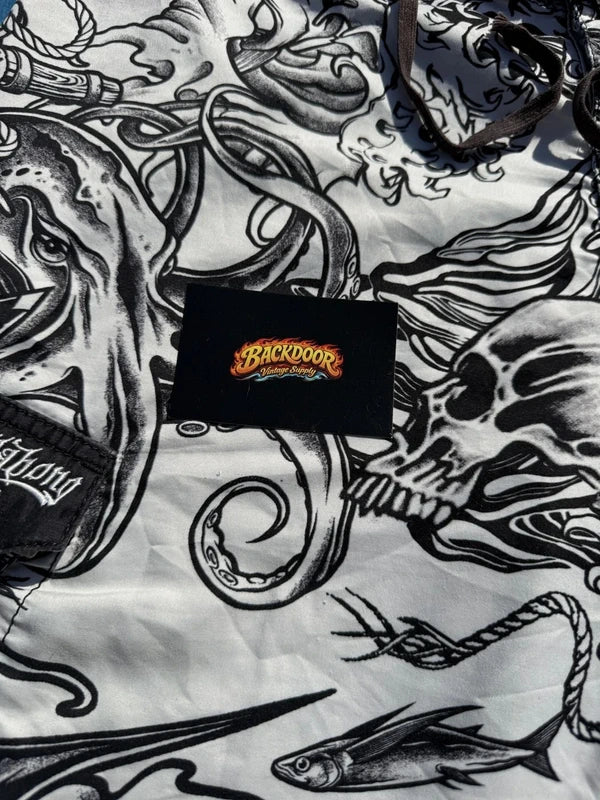 Y2K Billabong Opium Punk style Boardshorts