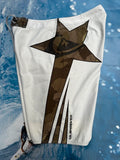 Y2K Quiksilver White Brown Camo Boardshorts 36