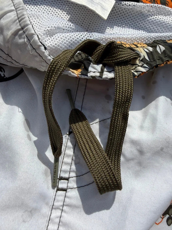 Y2K O'Neill Floral White Orange Boardshorts