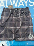 Y2K Quiksilver Plaid Boardshorts M/L