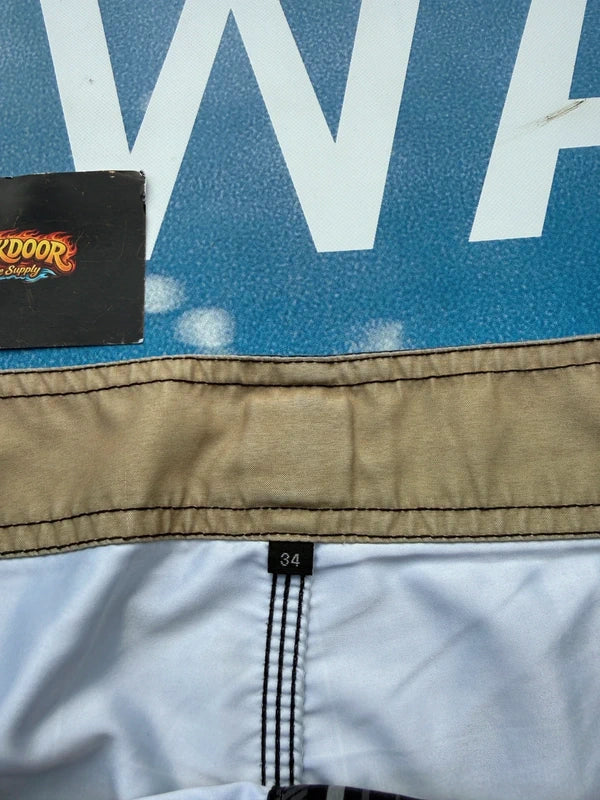 Y2K Quiksilver Plaid Boardshorts M/L