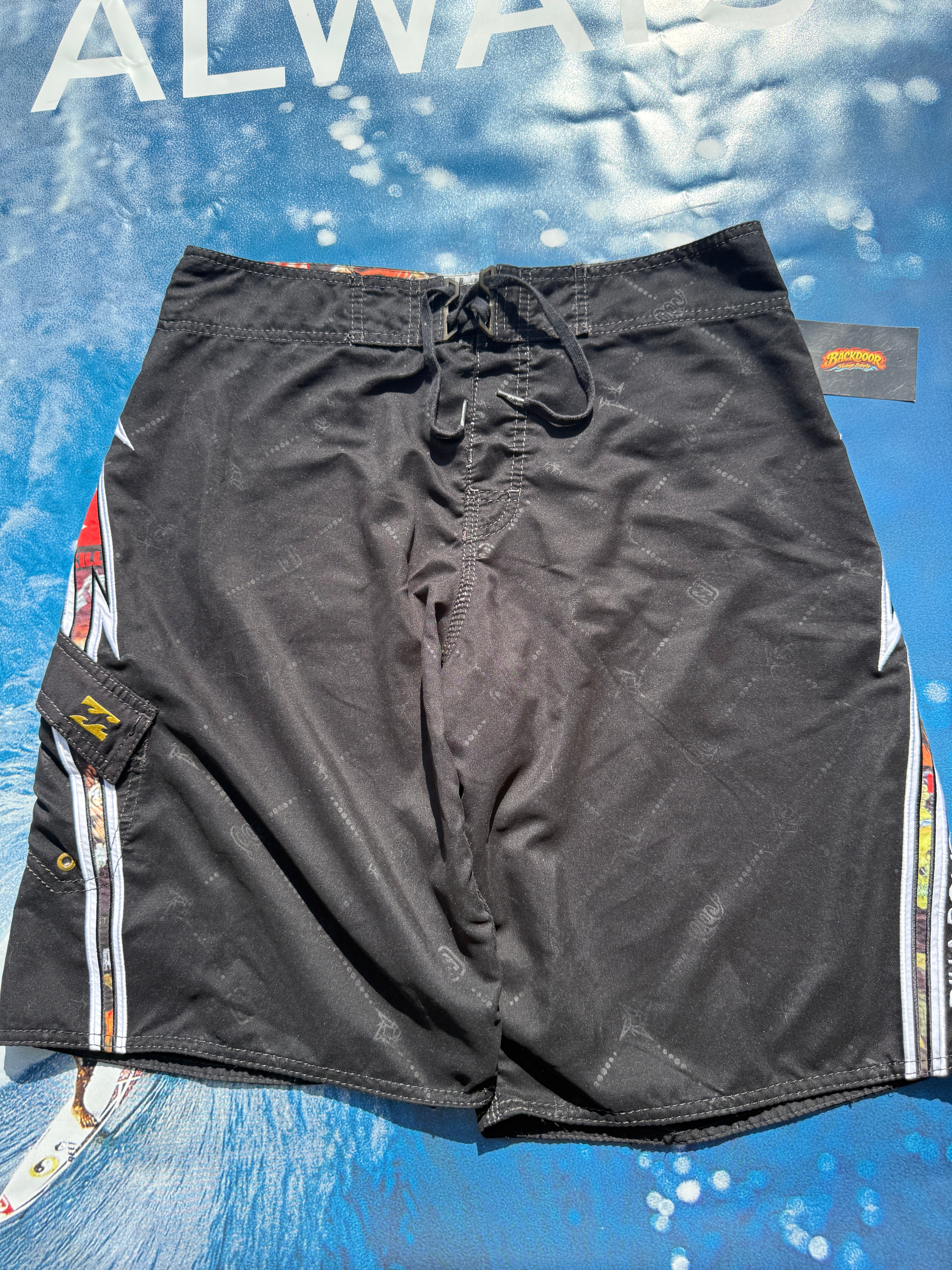 Grail Y2K Billabong Metallica Boardshorts