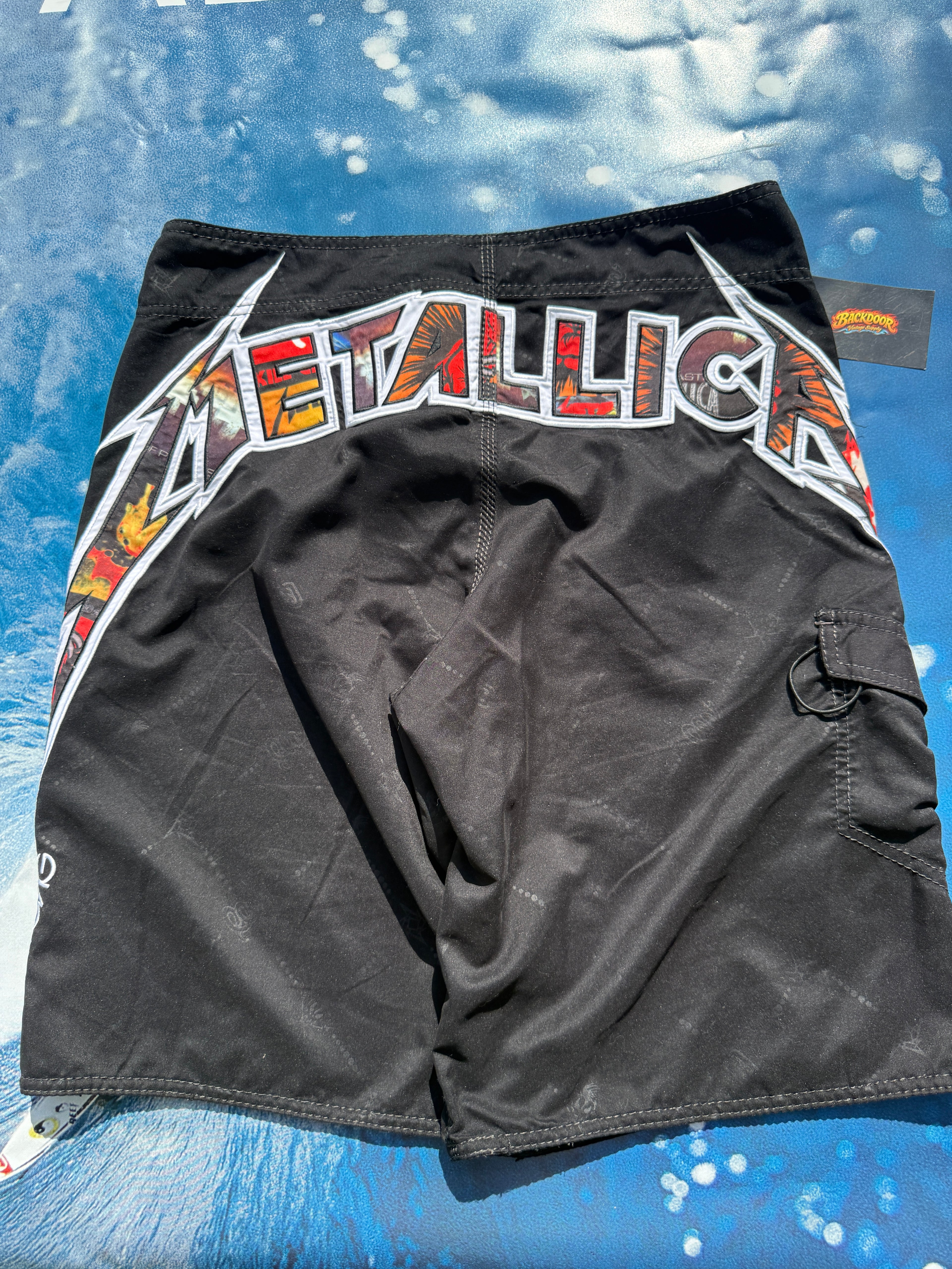 Grail Y2K Billabong Metallica Boardshorts