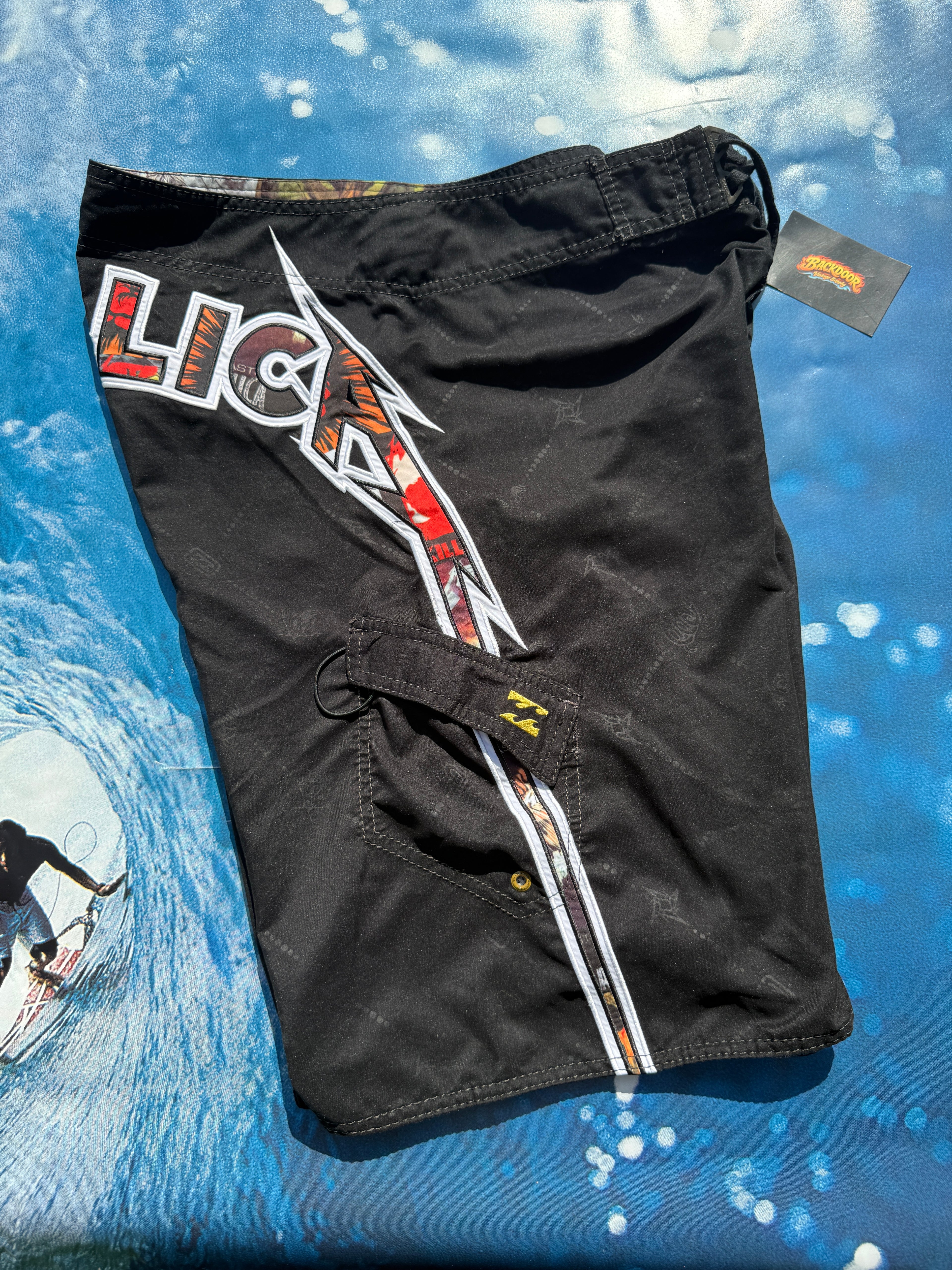 Grail Y2K Billabong Metallica Boardshorts