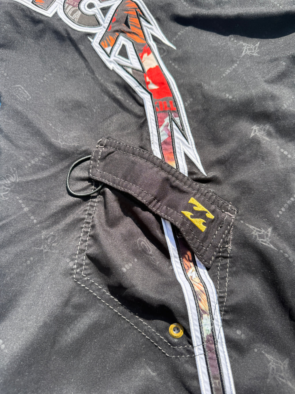 Grail Y2K Billabong Metallica Boardshorts
