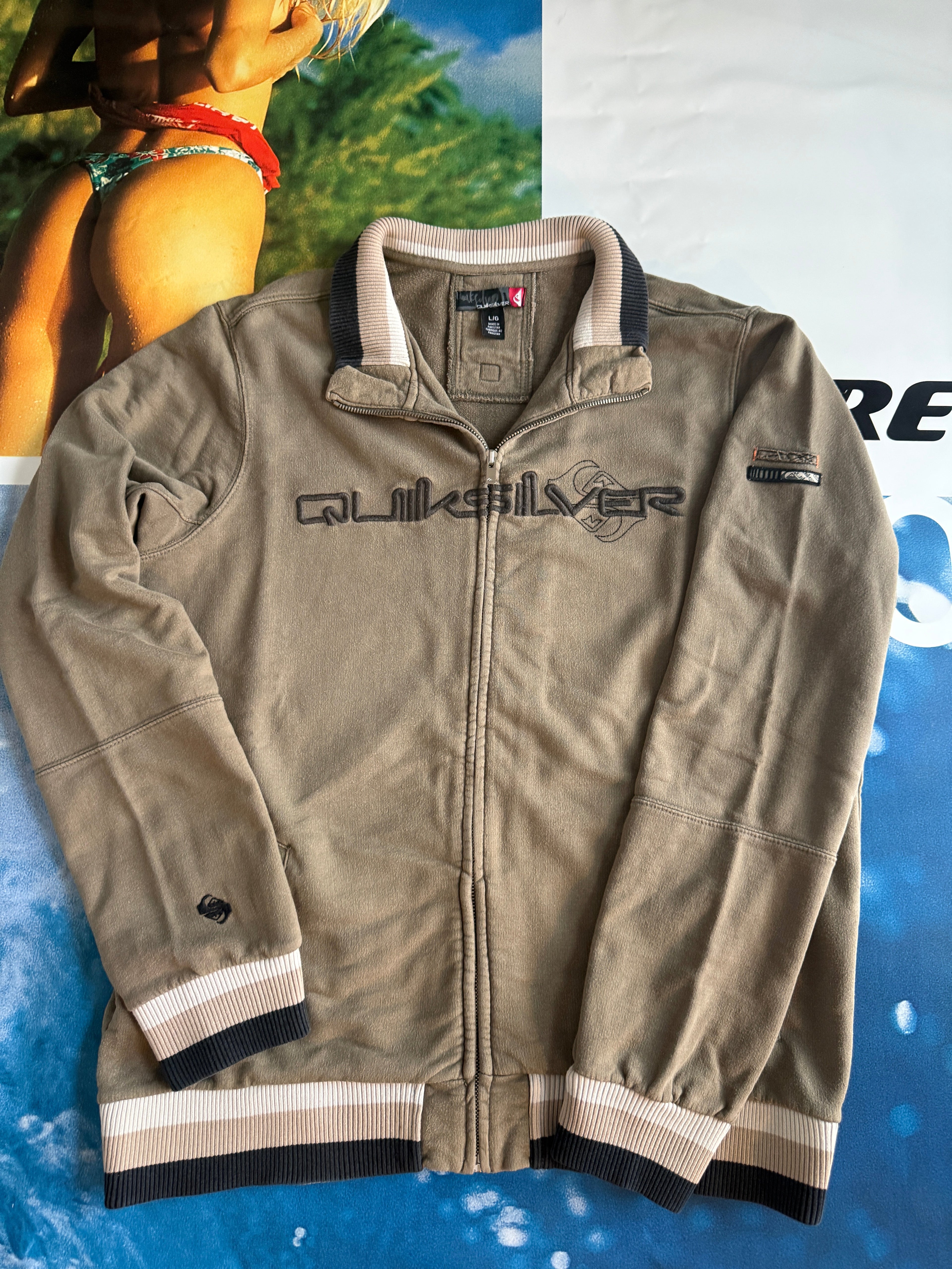 Y2K Quiksilver vintage zip up jacket 2000s