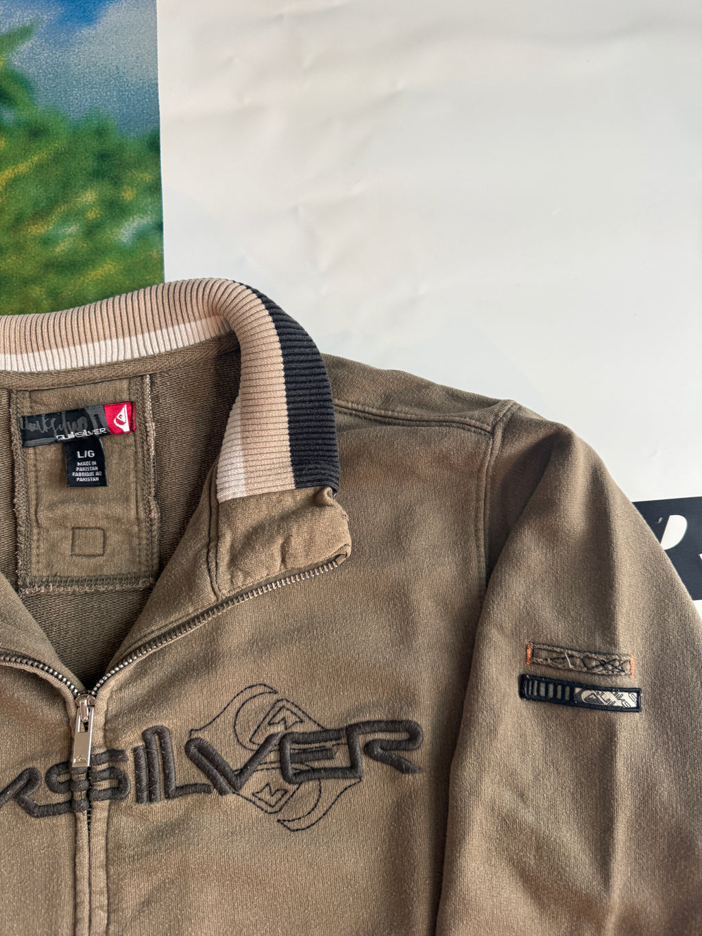 Y2K Quiksilver vintage zip up jacket 2000s