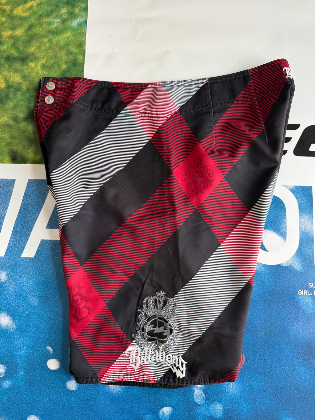 Billabong Plaid Boardshorts