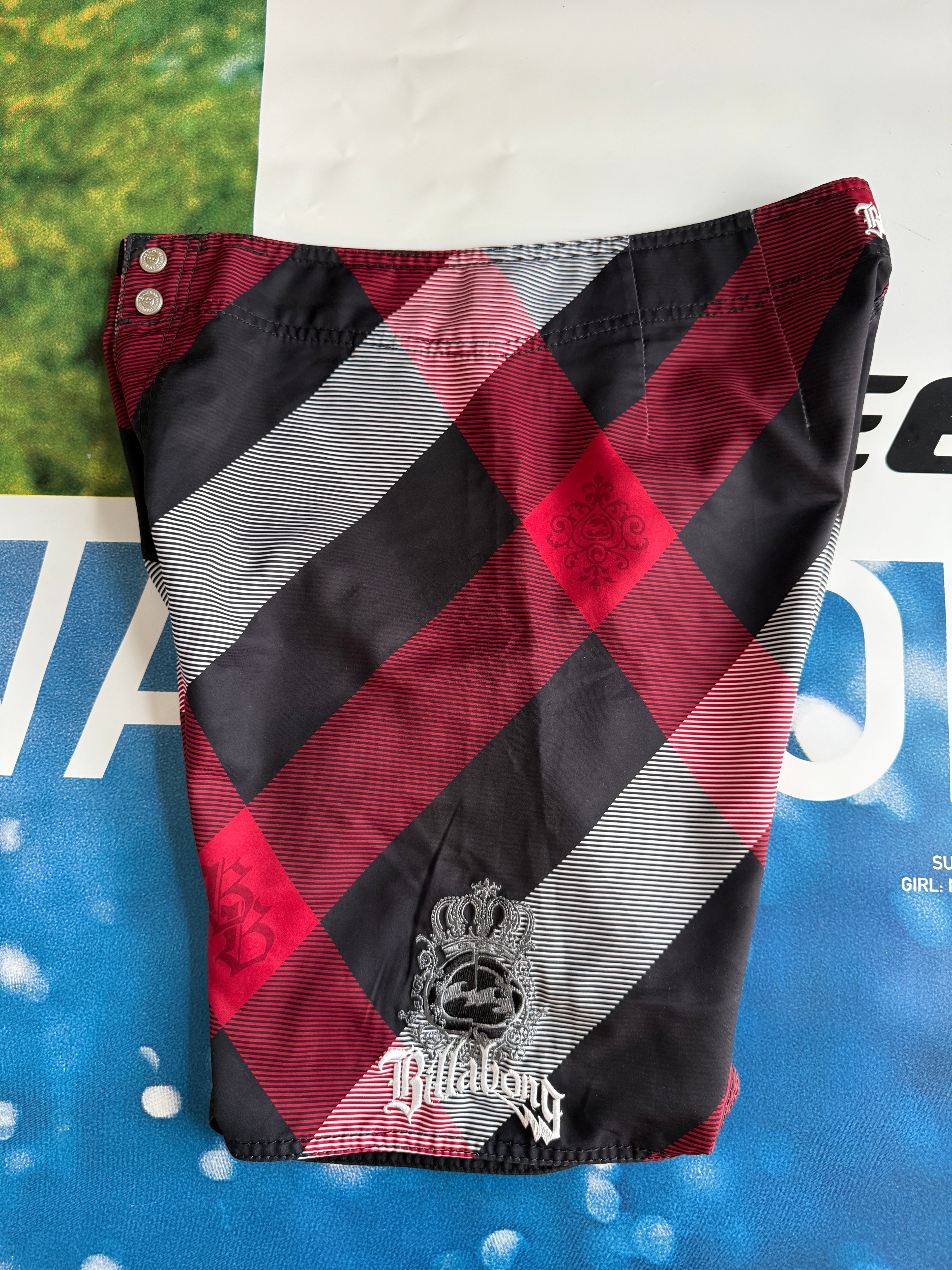 Billabong Plaid Boardshorts