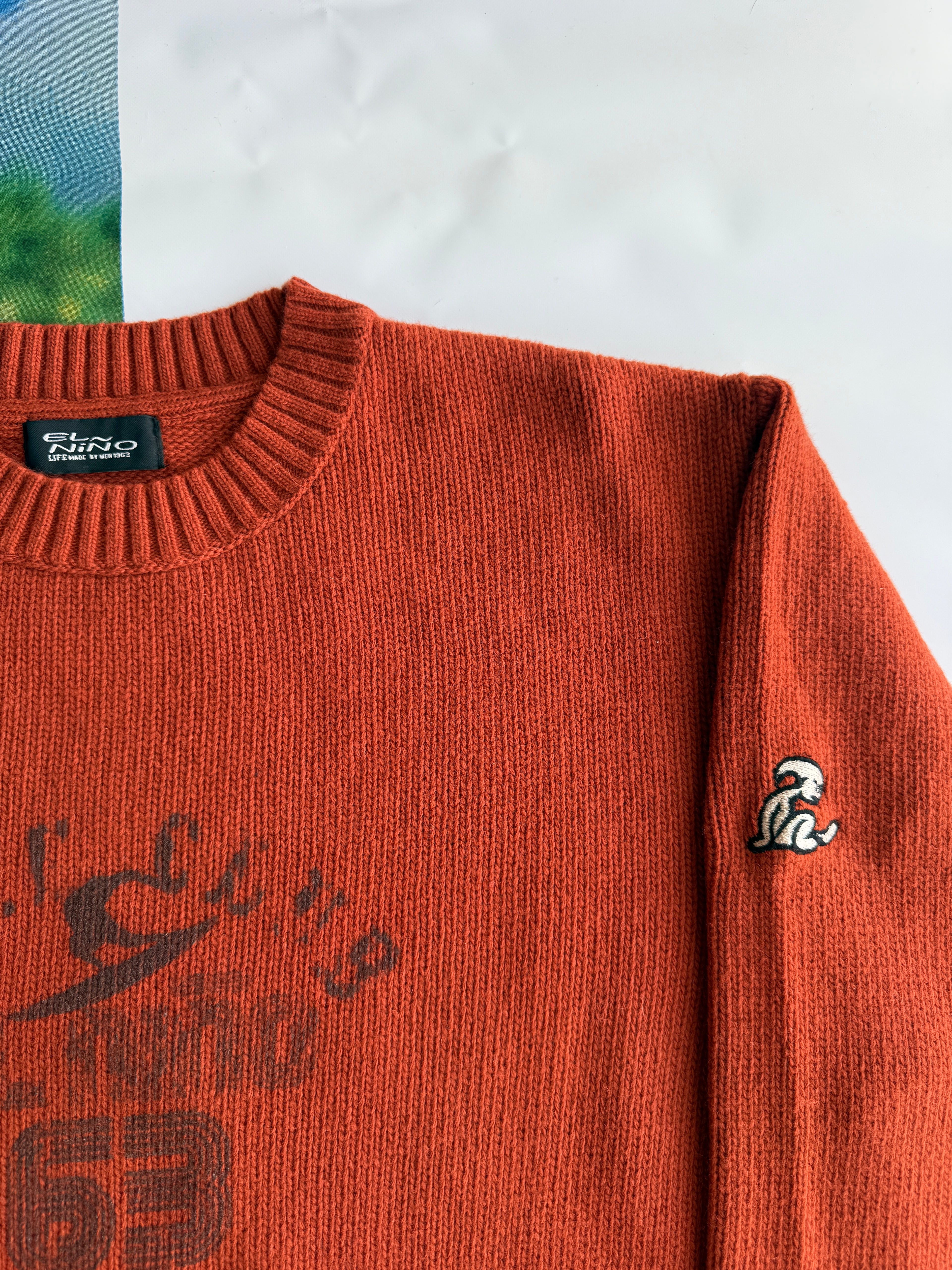 El Nino Y2K Grail Knit Sweater Heavyweigth 2000s