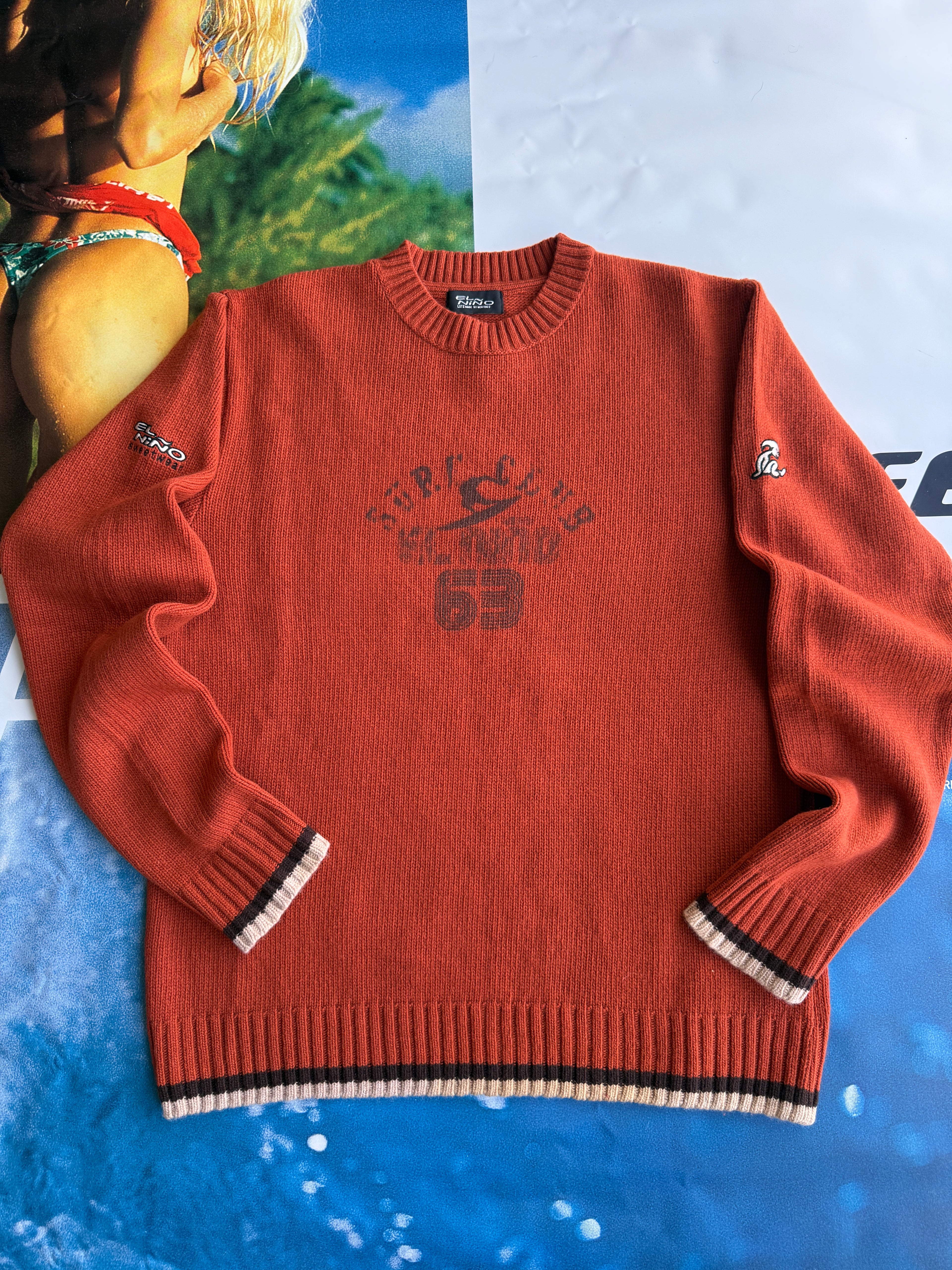 El Nino Y2K Grail Knit Sweater Heavyweigth 2000s