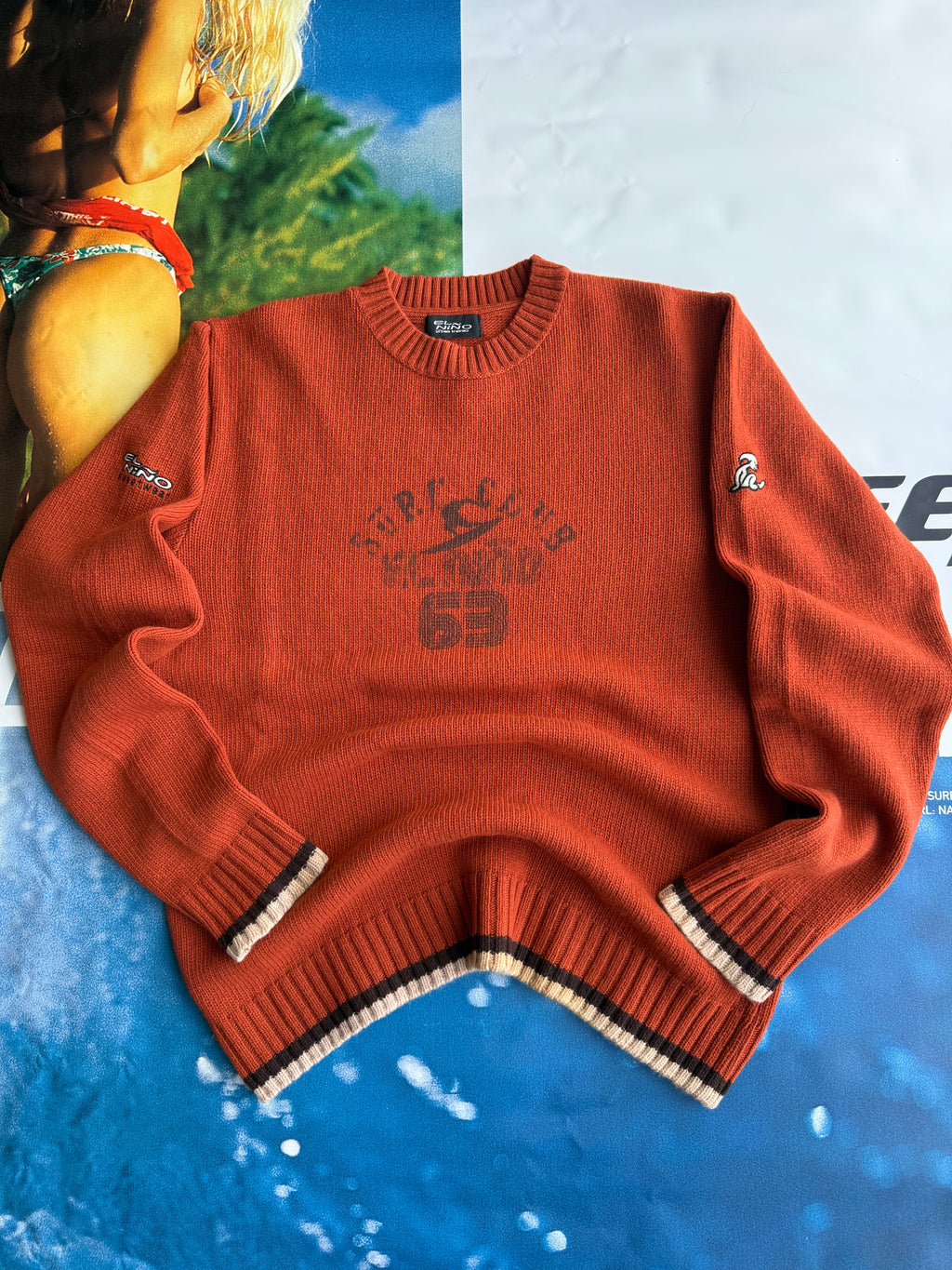 El Nino Y2K Grail Knit Sweater Heavyweigth 2000s