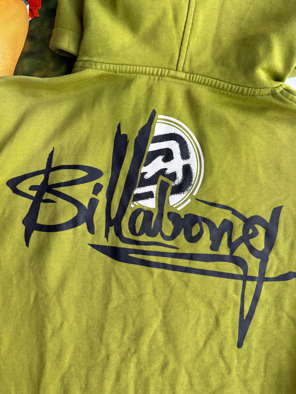 Billabong 2000s Lime Green Hoodie
