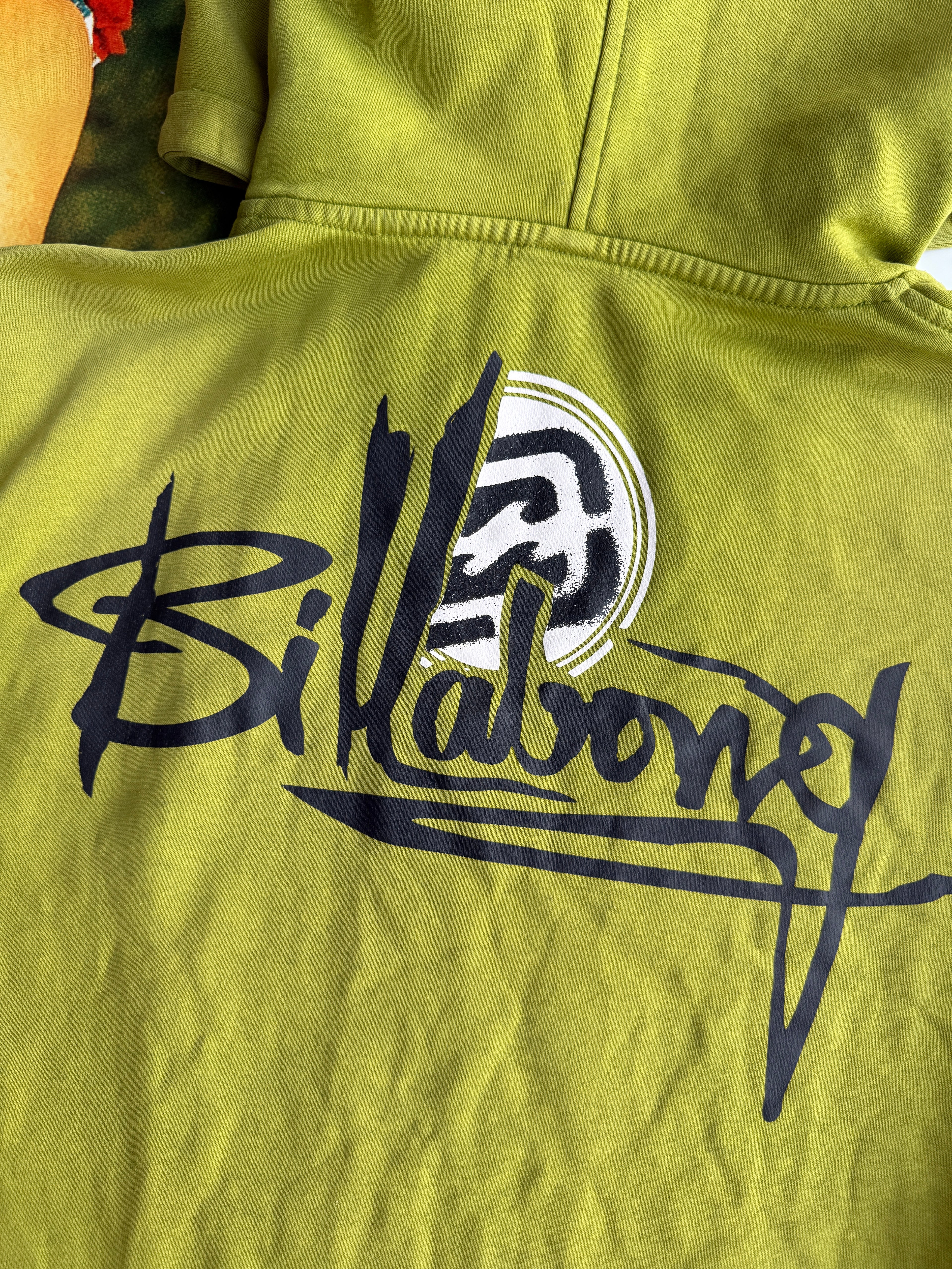 Billabong 2000s Lime Green Hoodie