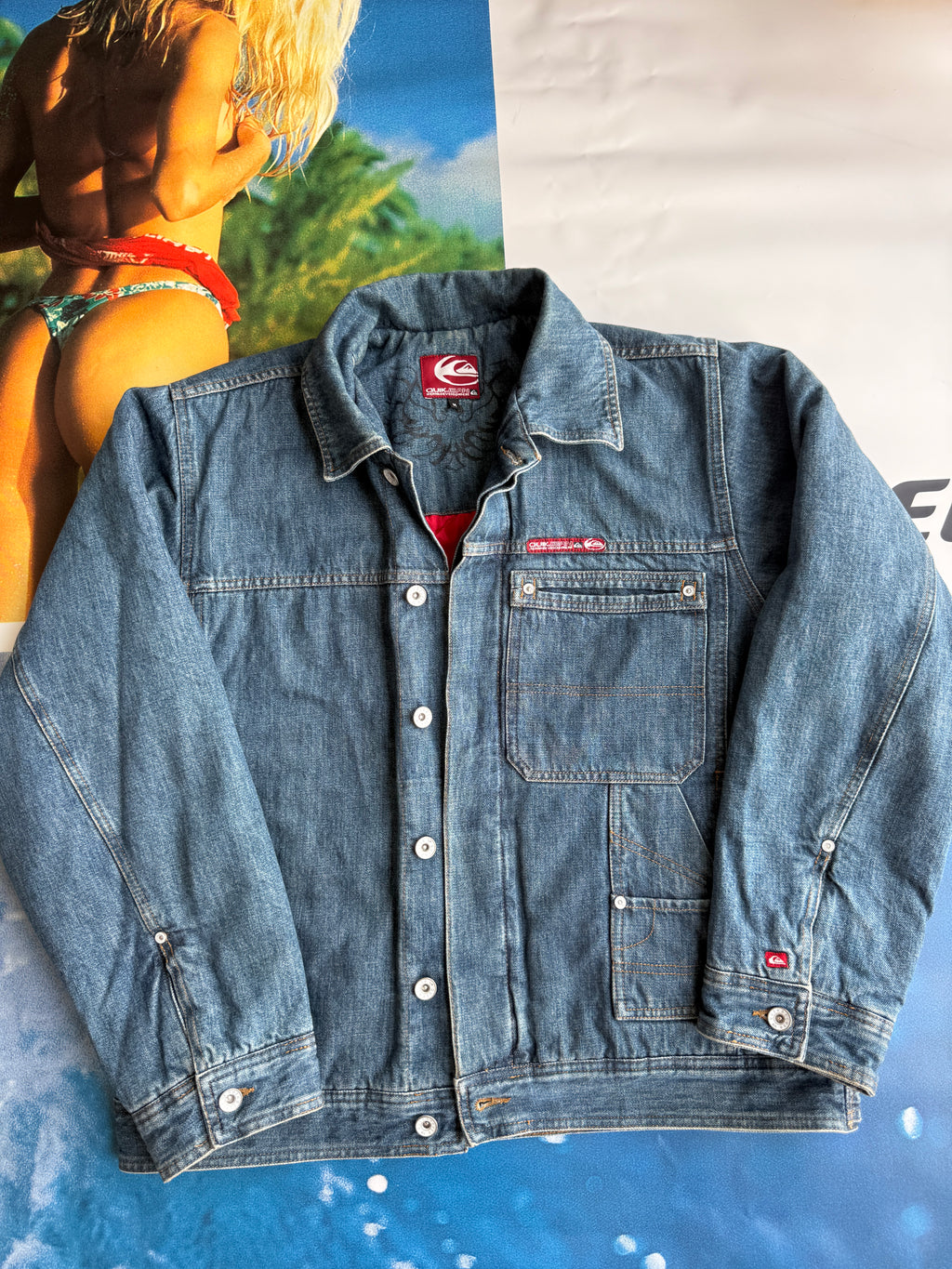 *Grail* Y2K Quiksilver Heavyweight Denim Jacket