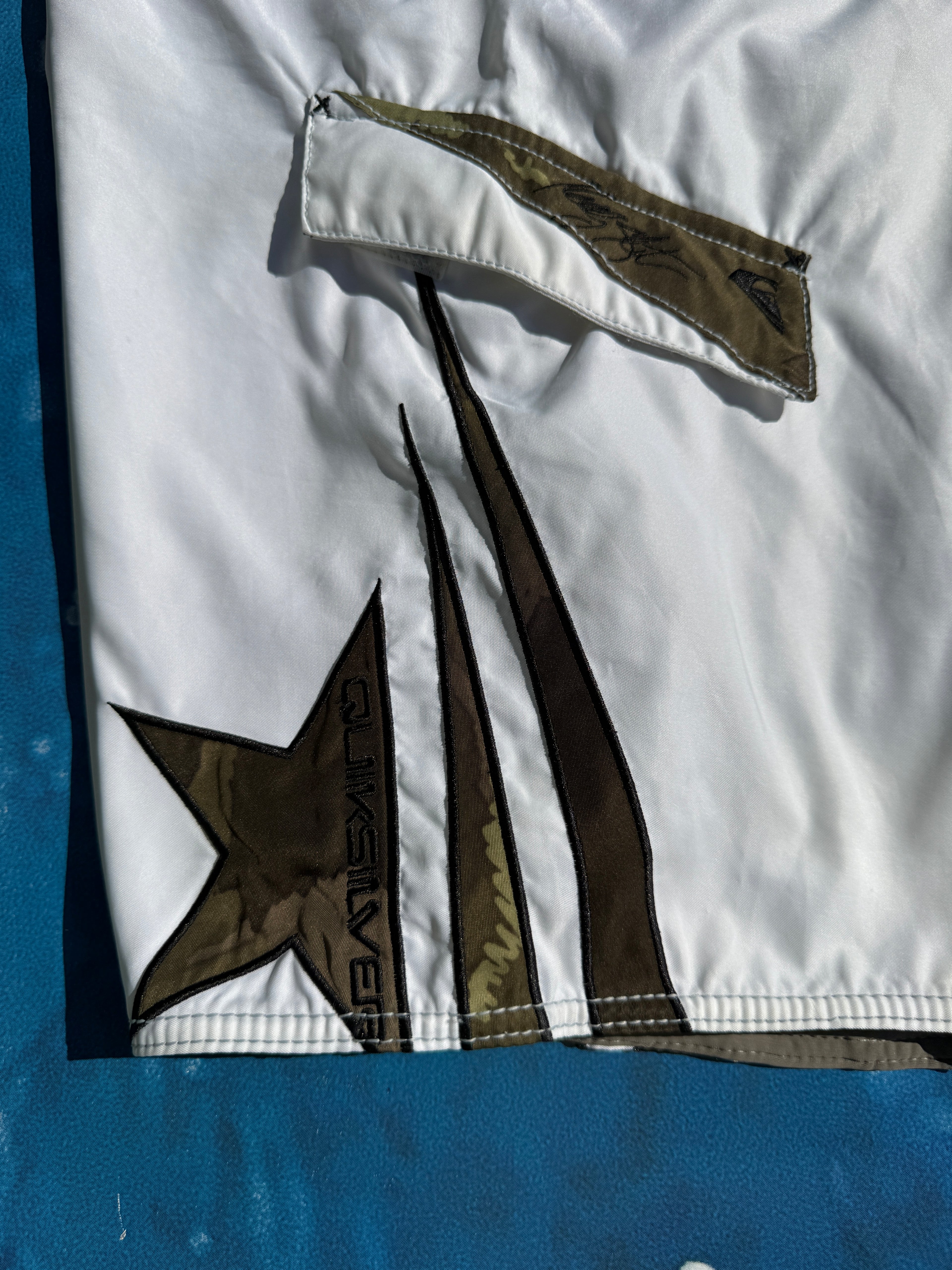 Grail Y2K Quiksilver Camo Kelly Slater Signature Boardshorts
