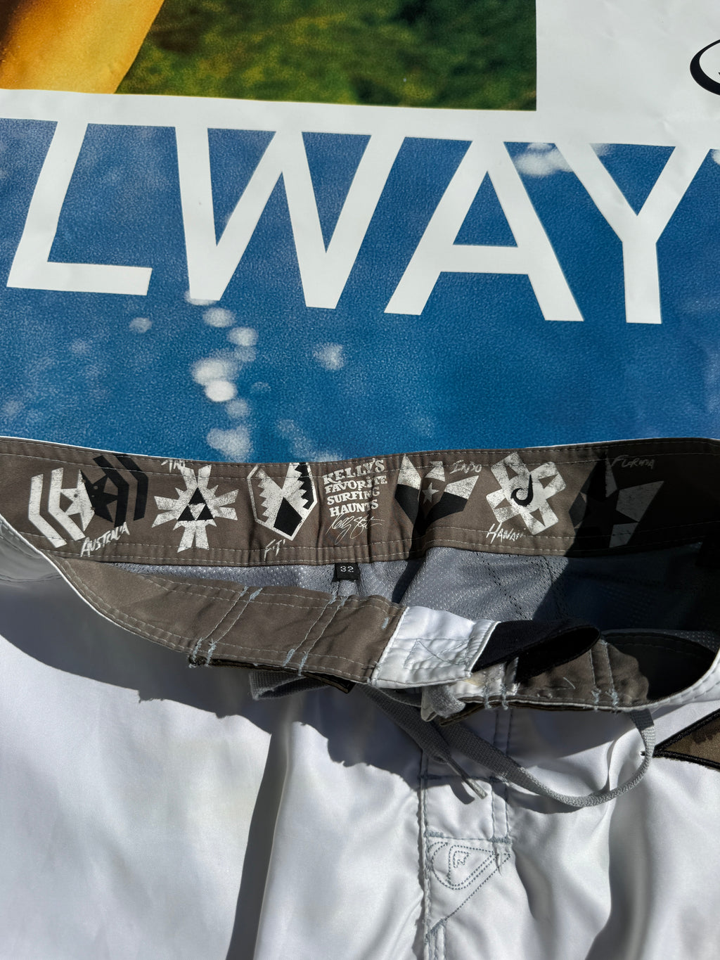 Grail Y2K Quiksilver Camo Kelly Slater Signature Boardshorts