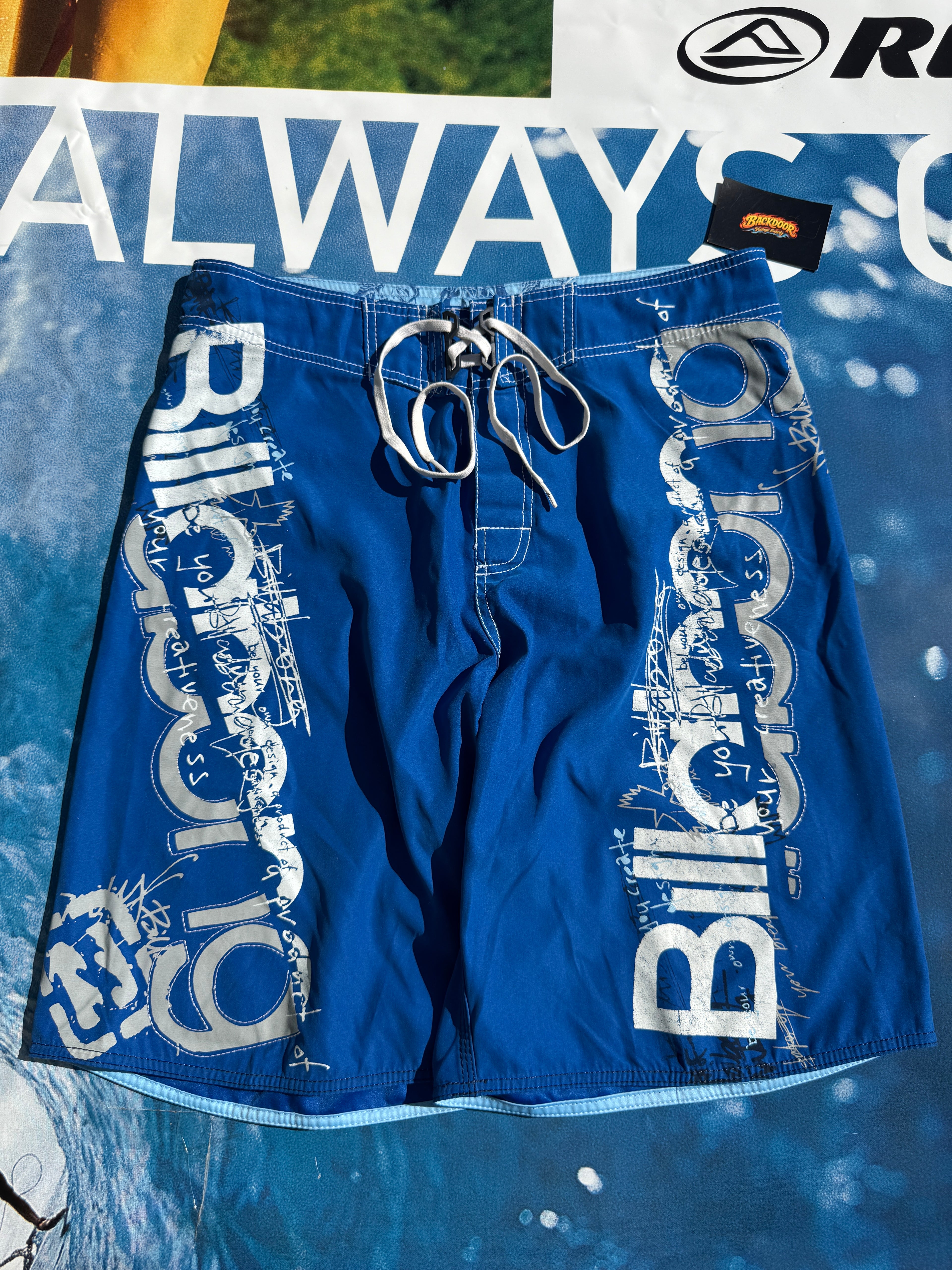 Rare Y2K Billabong Occy Signature Boardshorts