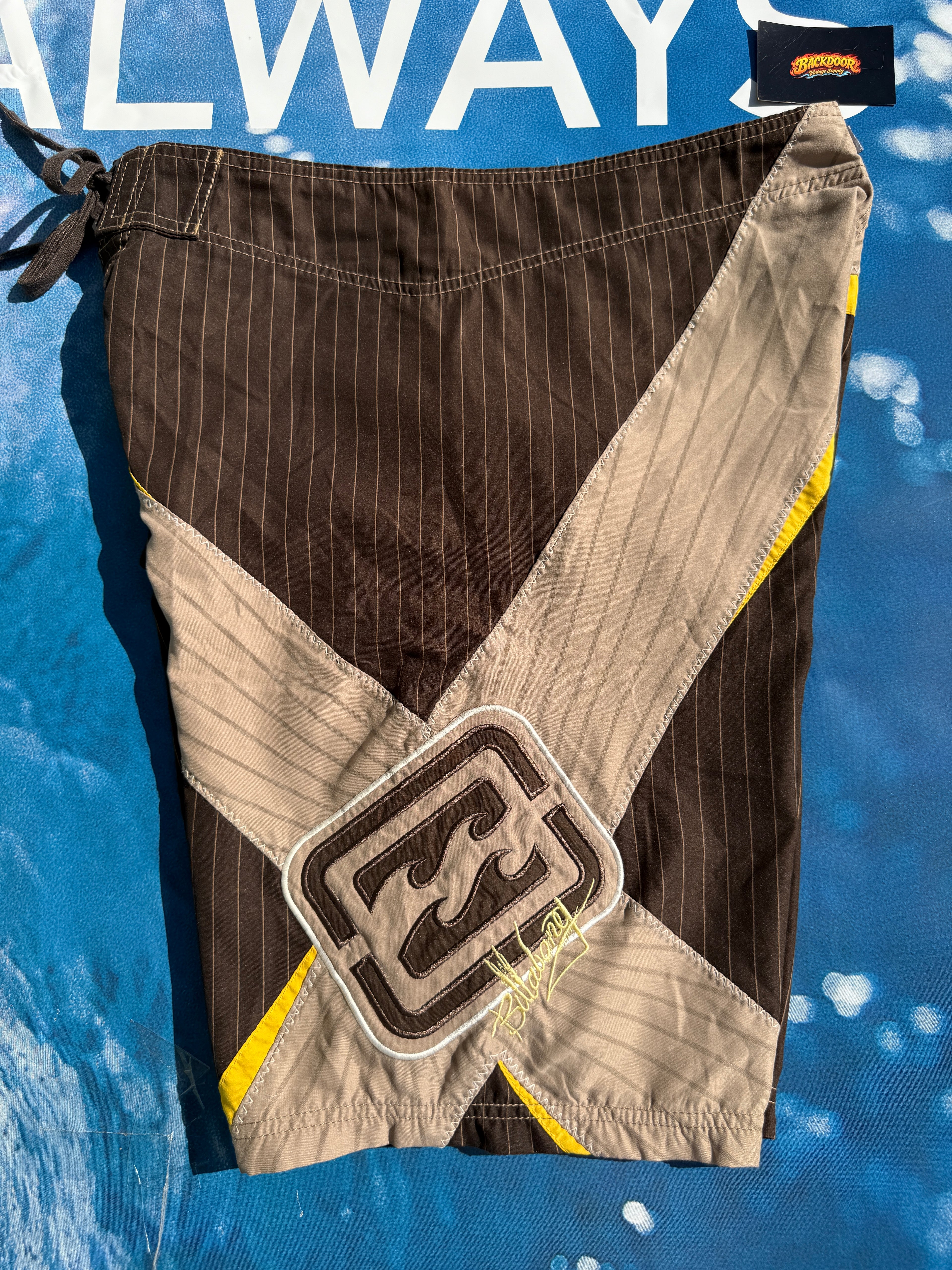 Very Rare Y2K Billabong Shane Dorian Signature style Boardshorts