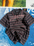 Y2K Billabong Opium style striped Polo