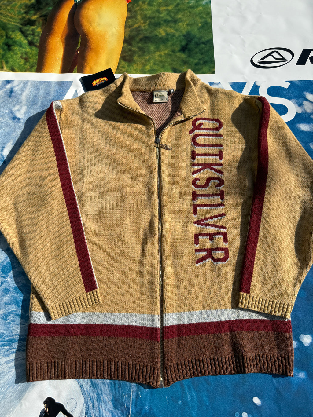 Rare 90s Quiksilver Knit Jacket