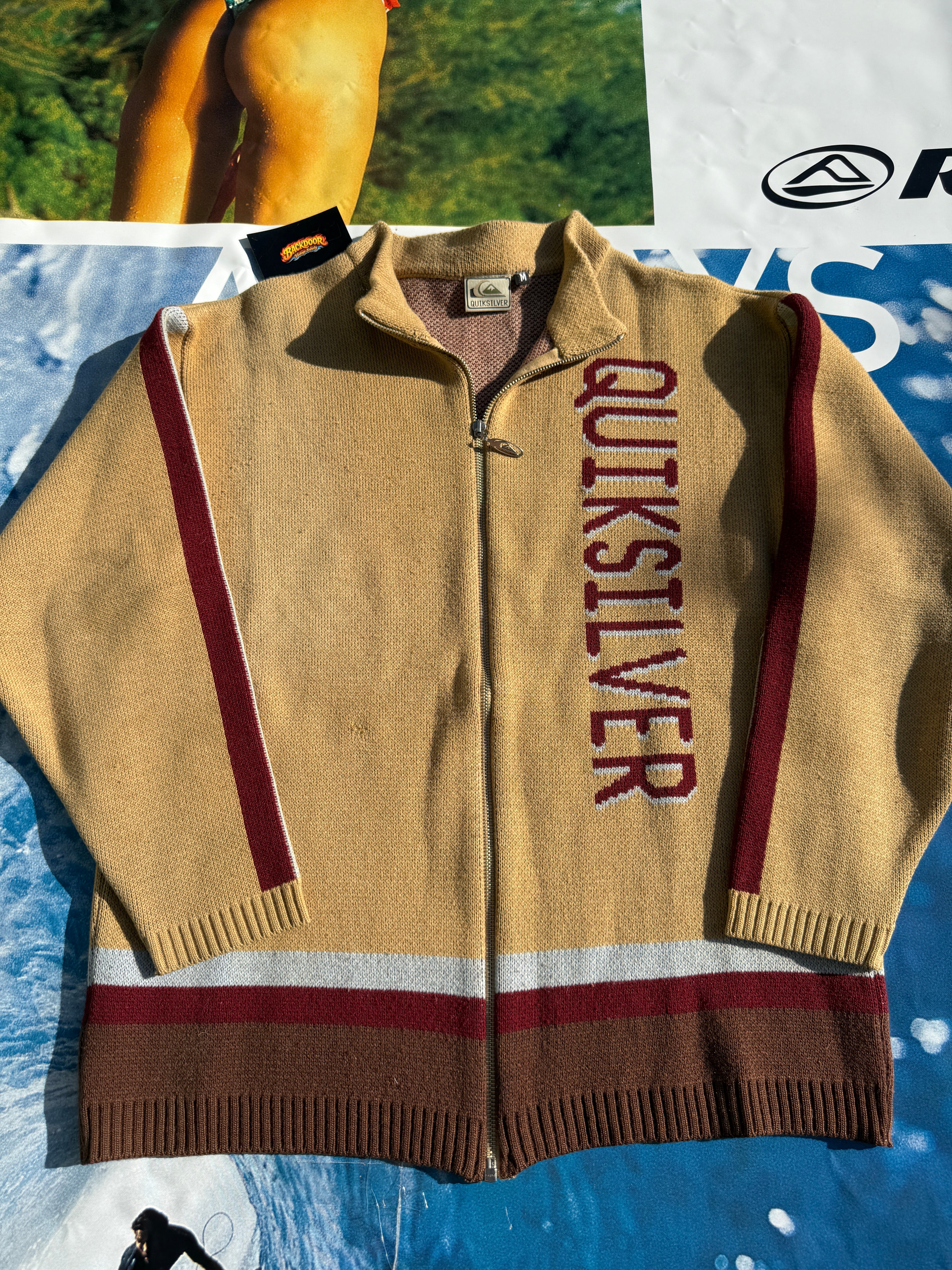 Rare 90s Quiksilver Knit Jacket