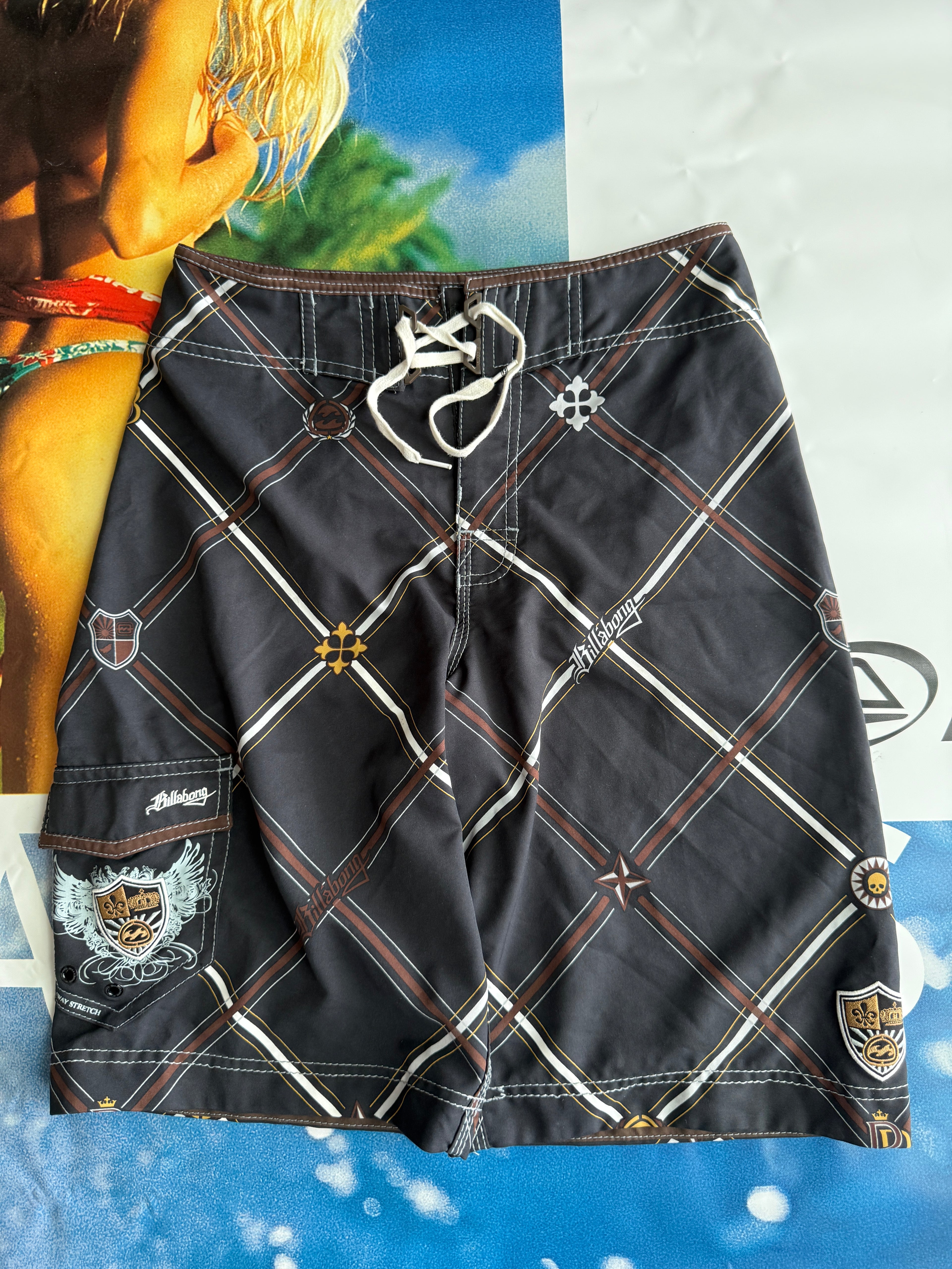 Rare Y2k Billabong Boardshorts size 38