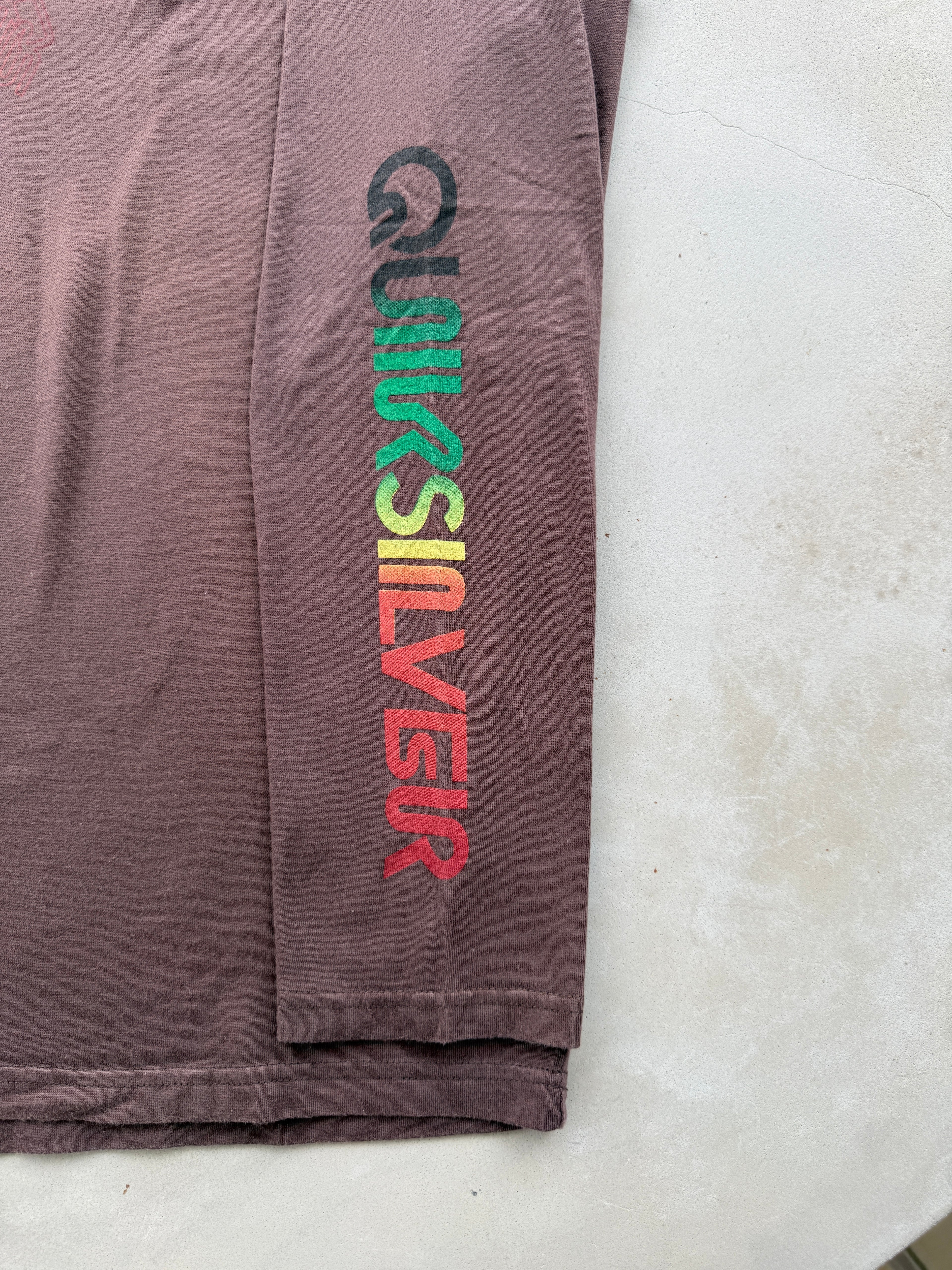 Quiksilver Y2K Vintage Longsleeve 00’s with reggae colors