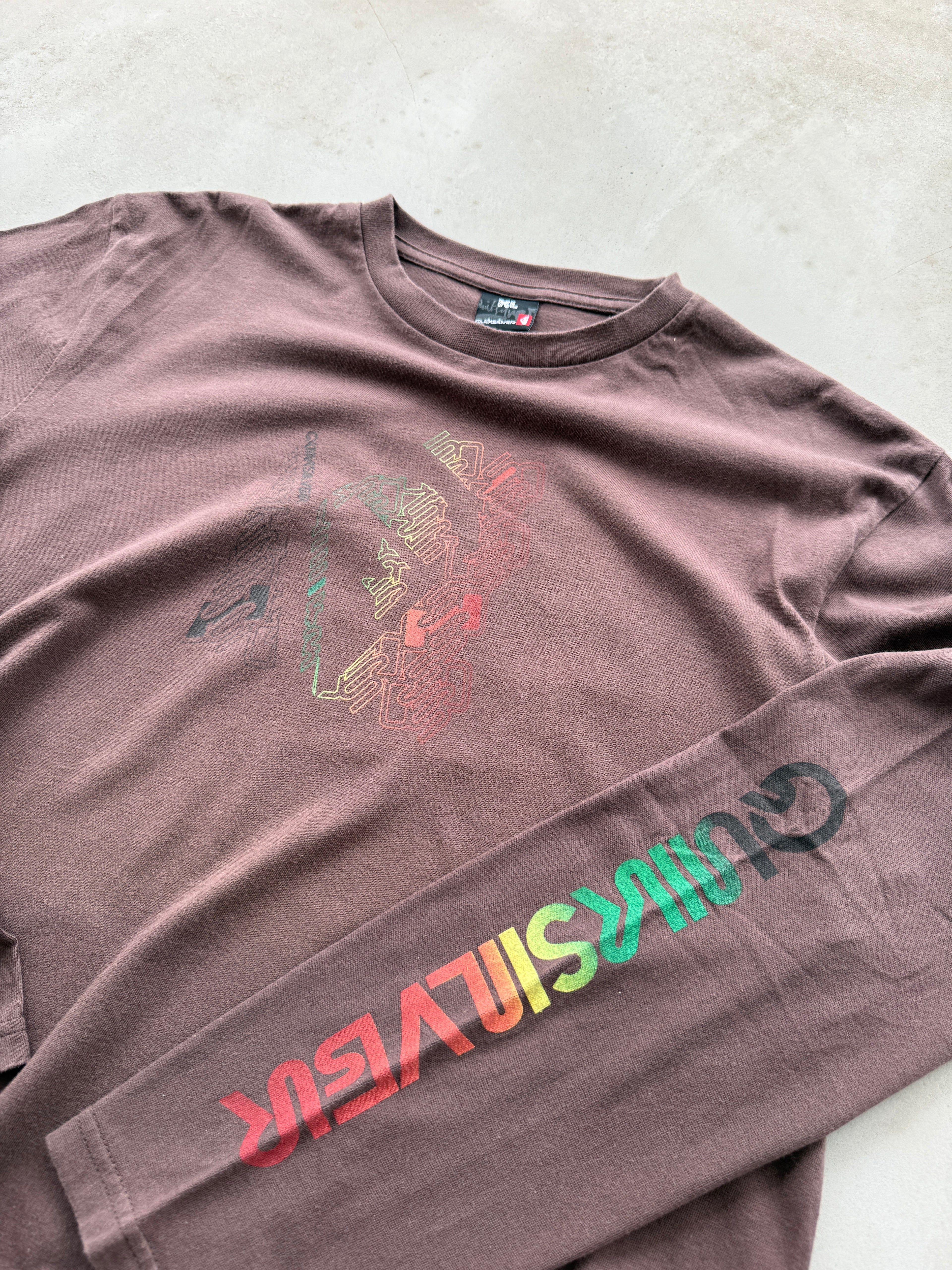 Quiksilver Y2K Vintage Longsleeve 00’s with reggae colors
