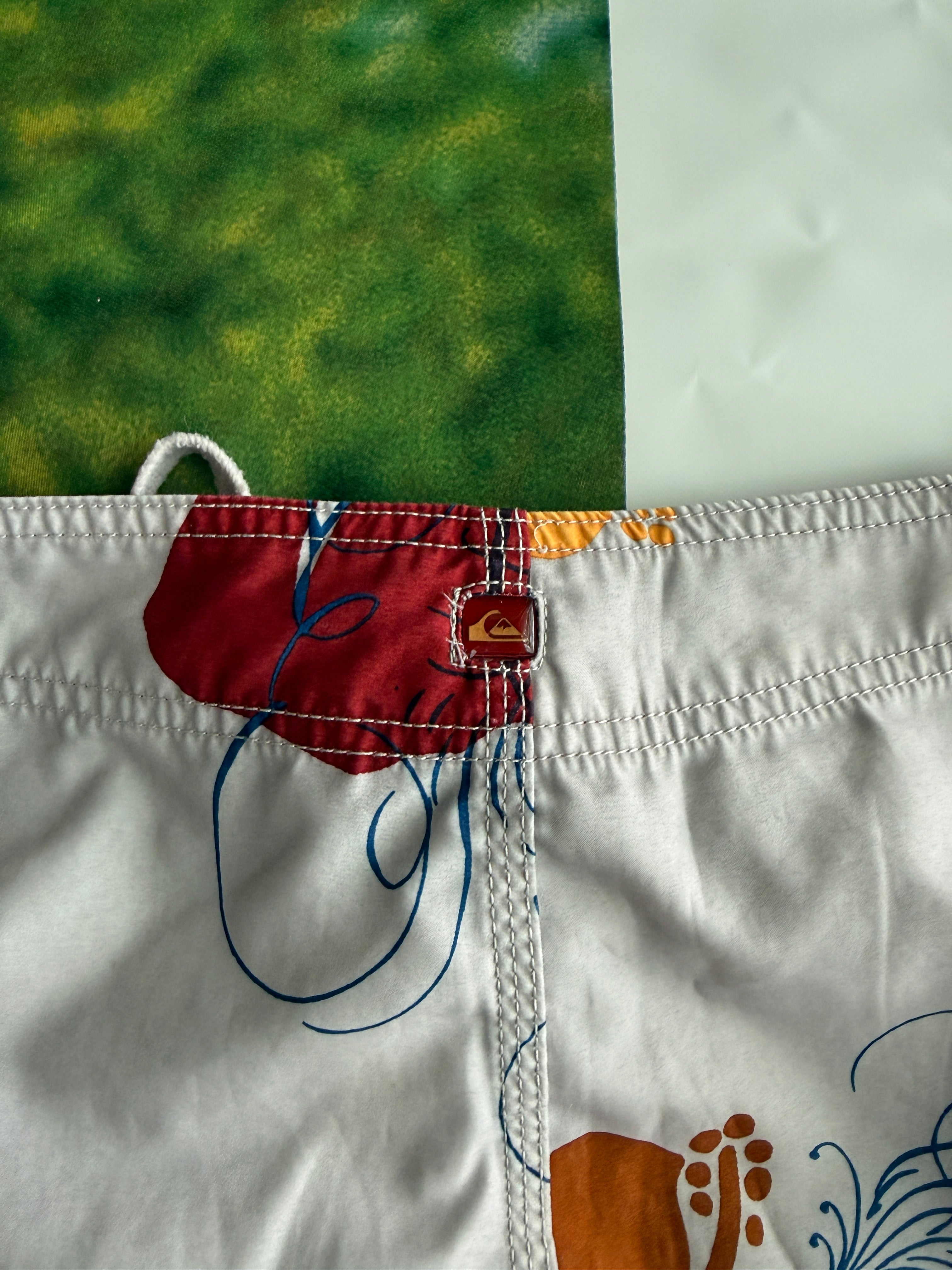 Y2K Quiksilver Floral Boardshorts