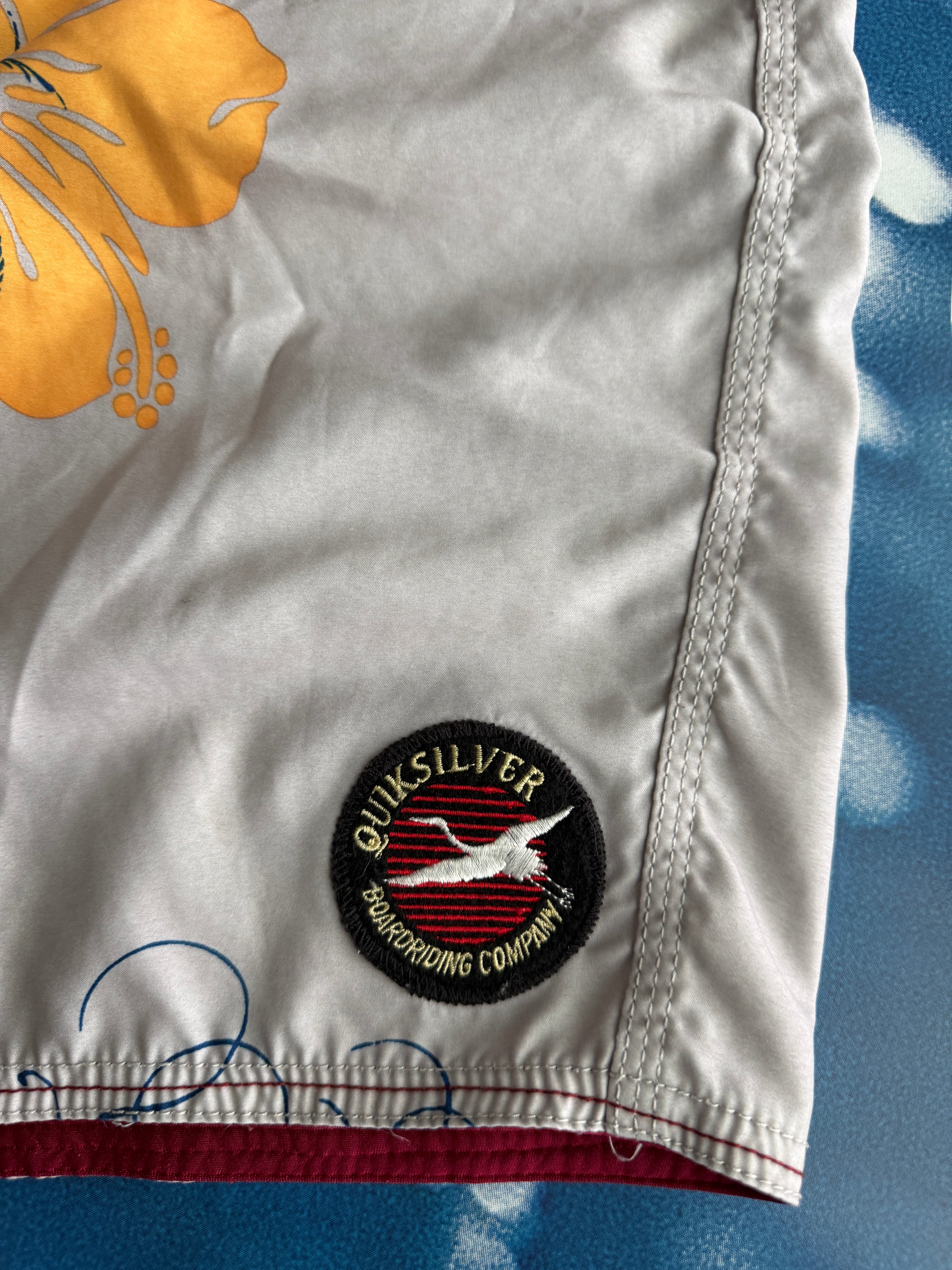 Y2K Quiksilver Floral Boardshorts