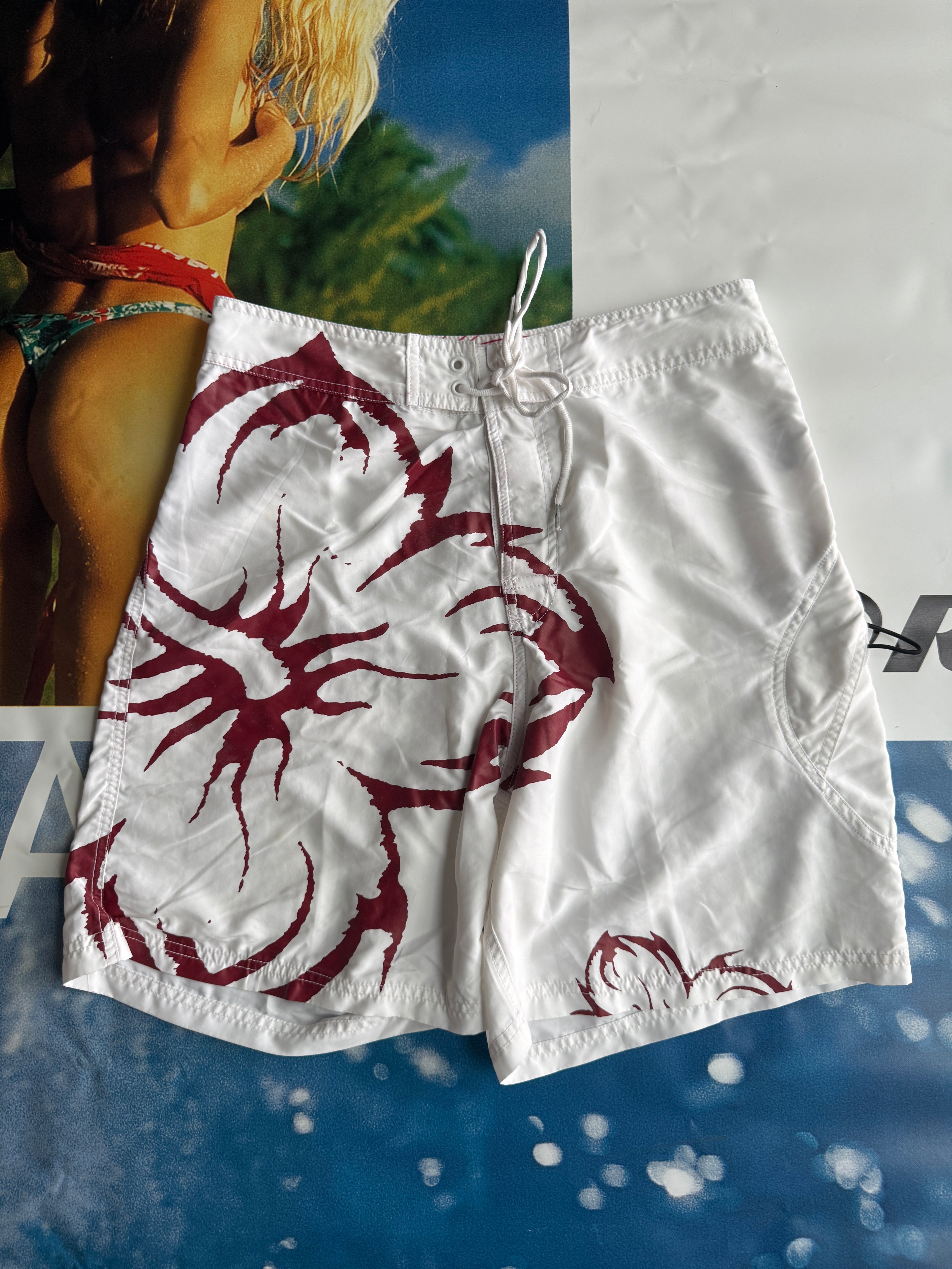 Y2K Gotcha Floral Boardshorts size 32